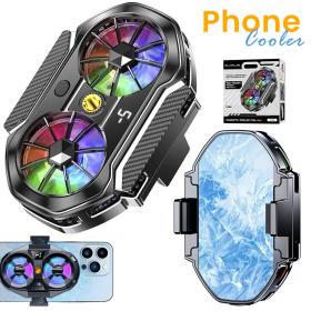 Refroidisseur de téléphone portable à double ventilateur FS06 – مبرد هواتف