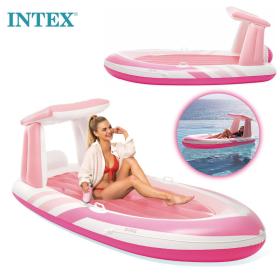 Matelas Gonflable Pink Paradise avec Toit et Porte-Gobelet Intex 57804EU – فرشة هوائية حجم كبير