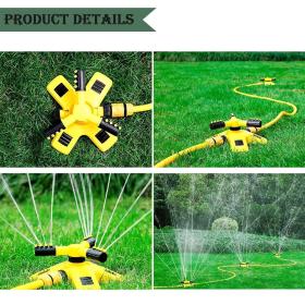 Arroseur Rotatif pour Jardins Rotation à 360° avec Deux Modes d’arrosage – أداة رش الحدائق