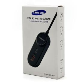 Power Socket Charge rapide Samsung, 25 W 5 Ports Type-C USB Lightning – مقبس شحن سريع سامسونغ