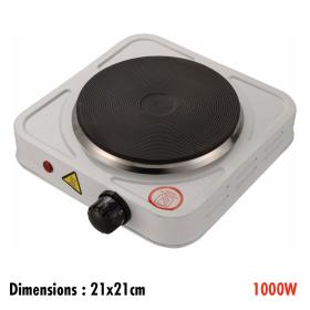 Cuiseur électrique avec plaque en fonte 1000W Température Réglable – لوحة طبخ كهربائية