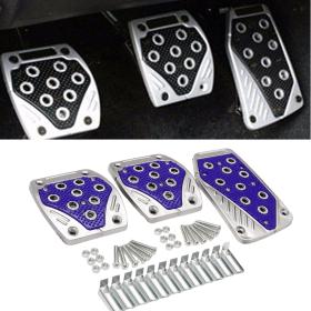 3 x couvercle de pédale  antidérapant d'accélérateur de transmission manuelle