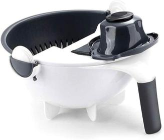 Pot Coupe-Légumes 9in1 Multifonction Avec Panier De Vidange + Éplucheur V2